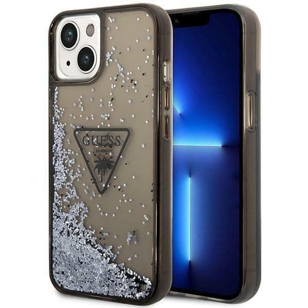 GUHCP14SLFCTPK iphone 14 6.1" Black/black Hardcase Liquid Glitter Palm Collection