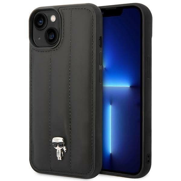 KLHCP14SPSQPK iphone 14 6,1" Hardcase Czarny/black Puffy Ikonik Pin