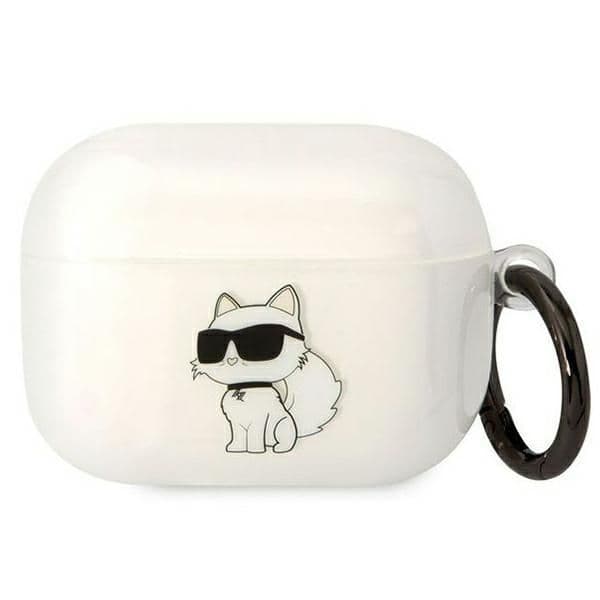 Karl Lagerfeld Capa Silicone para AirPods Pro Clear