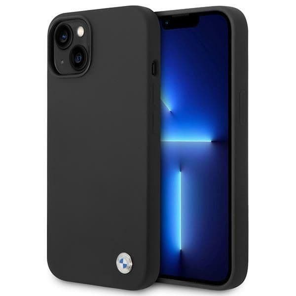 BMW Capa Silicone para iPhone 14 Plus Black
