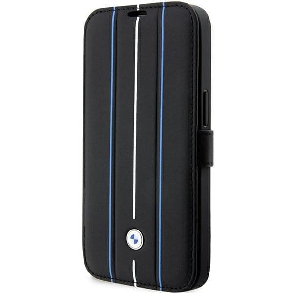 BMW Capa Bookcase para iPhone 14 Pro Black