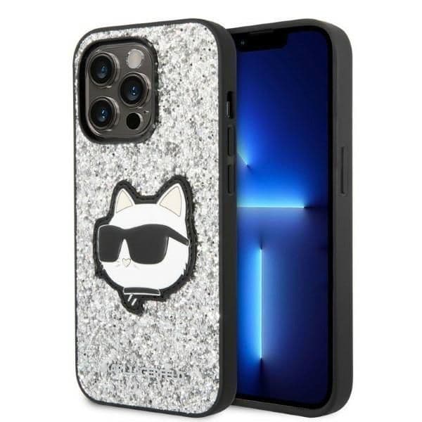 Karl Lagerfeld Capa Hardcase para iPhone 14 Pro Max 6.7" Silver