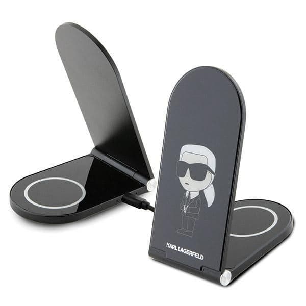 Karl Lagerfeld Carregador Ikonik MagSafe 15W Black