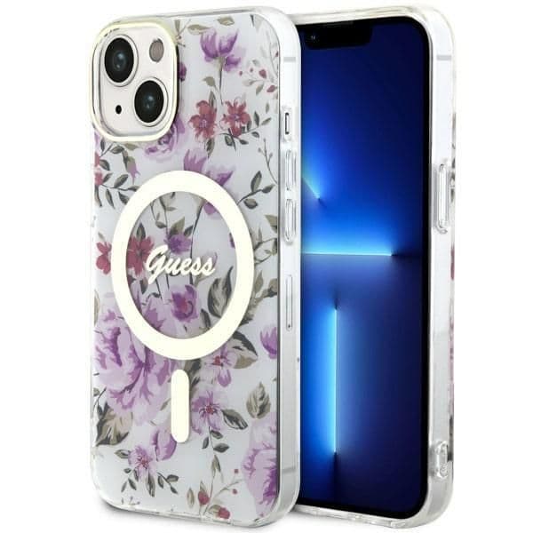Guess Capa Dura para iPhone 14 Plus 6.7" Clear