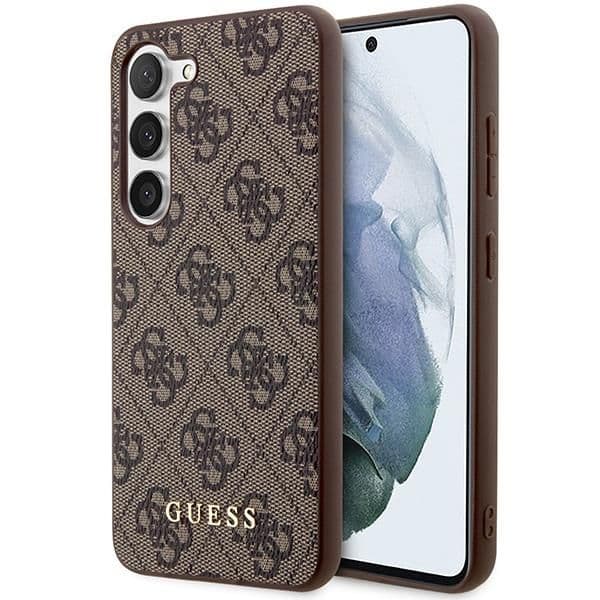 Guess Capa Rija para Samsung Galaxy S23 Brown