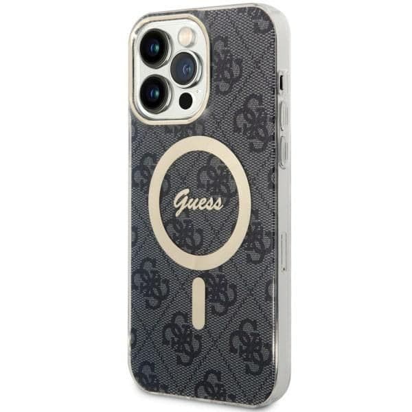 Guess Capa 4G MagSafe para iPhone 14 Pro Max Black