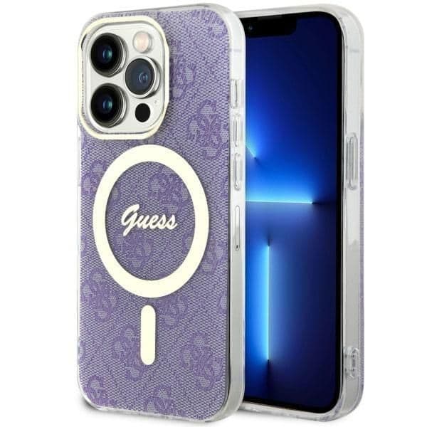 Guess Capa Hardcase para iPhone 14 Pro Purple