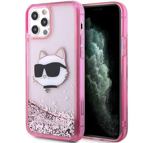 Karl Lagerfeld Capa Hard Case para iPhone 12 / iPhone 12 Pro Pink