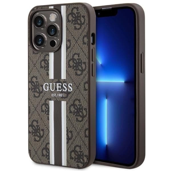 Guess Capa Hardcase para iPhone 13 Pro Max 6.7" Brown