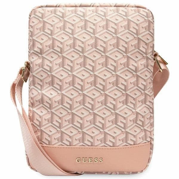 Guess Bolsa GCube Stripes para tablet 10" Rosa