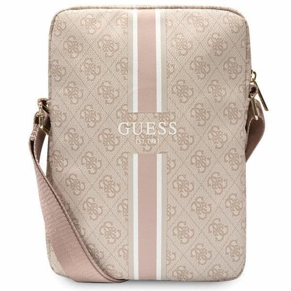 Guess Bolsa 4G Stripes 10" Rosa
