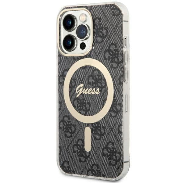 Guess Capa Dura MagSafe para iPhone 13 Pro / iPhone 13 6.1" Black