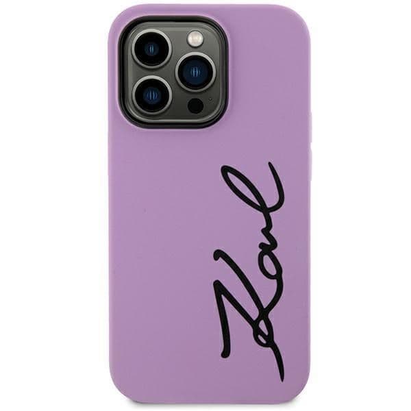 Karl Lagerfeld Capa Silicone Signature para iPhone 11 / XR Purple