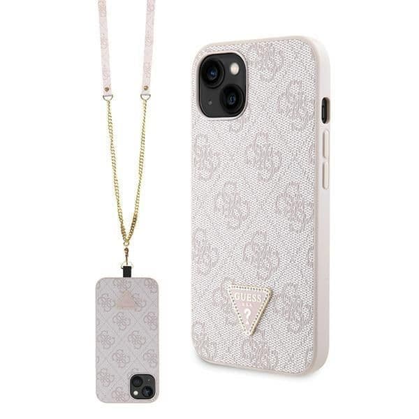 Guess Capa Crossbody para iPhone 14 Pro Max 6.7" Rosa