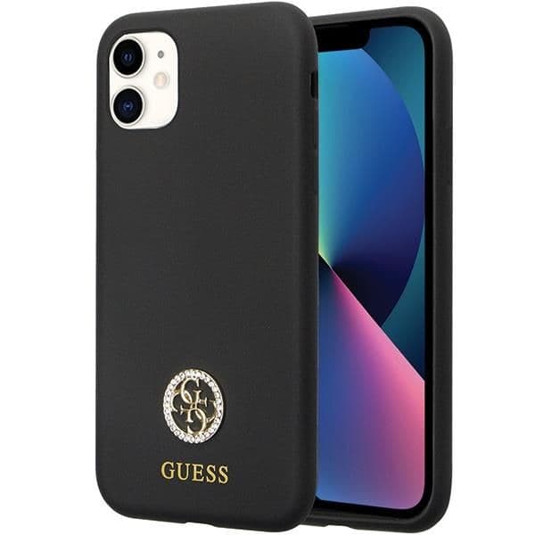 Guess Capa Silicone para iPhone 11/Xr Black