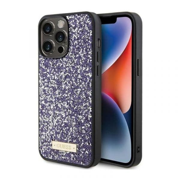 Guess Capa Hardcase para iPhone 15 Pro Pink