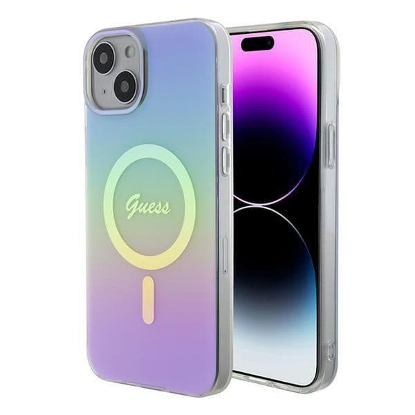 Guess Capa Hardcase para iPhone 15 Plus Purple