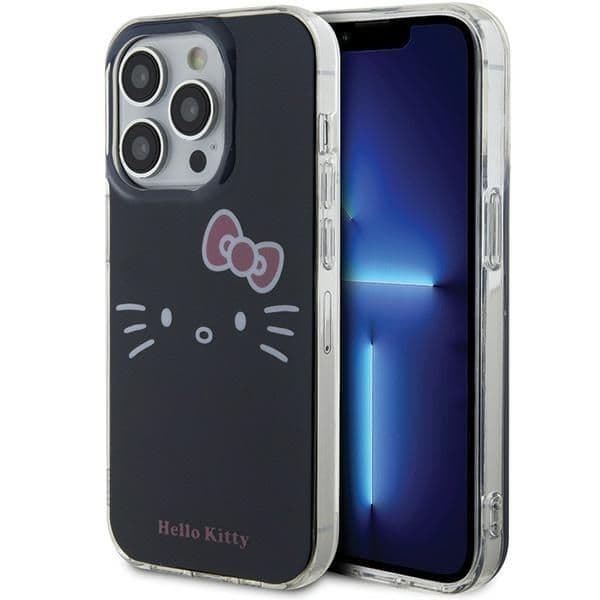 Hello Kitty Capa IML para iPhone 15 Pro Black