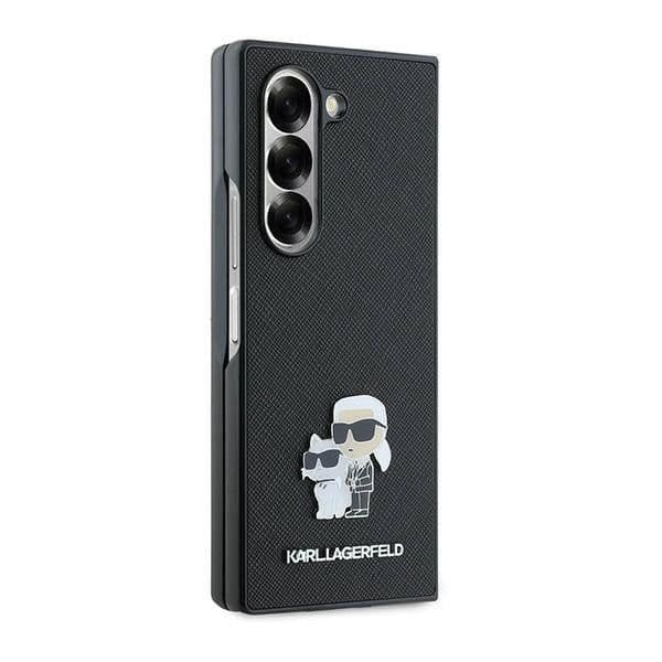 Karl Lagerfeld Capa Saffiano para Samsung Galaxy Z Fold 6 Black