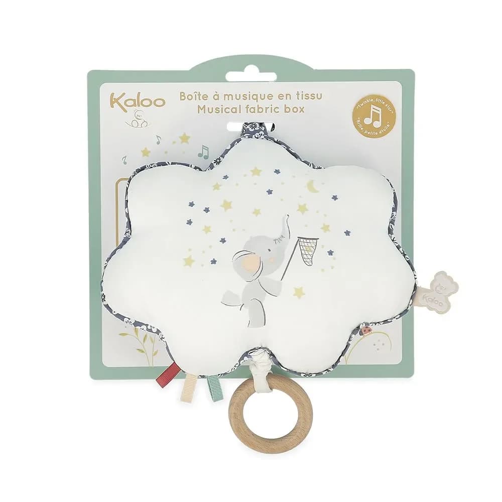 Kaloo Caixa de Música de Tecido Elephant
