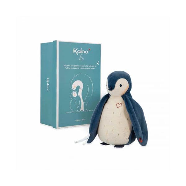 Kaloo Peluche com Sons Calmantes Pinguim Azul 25cm