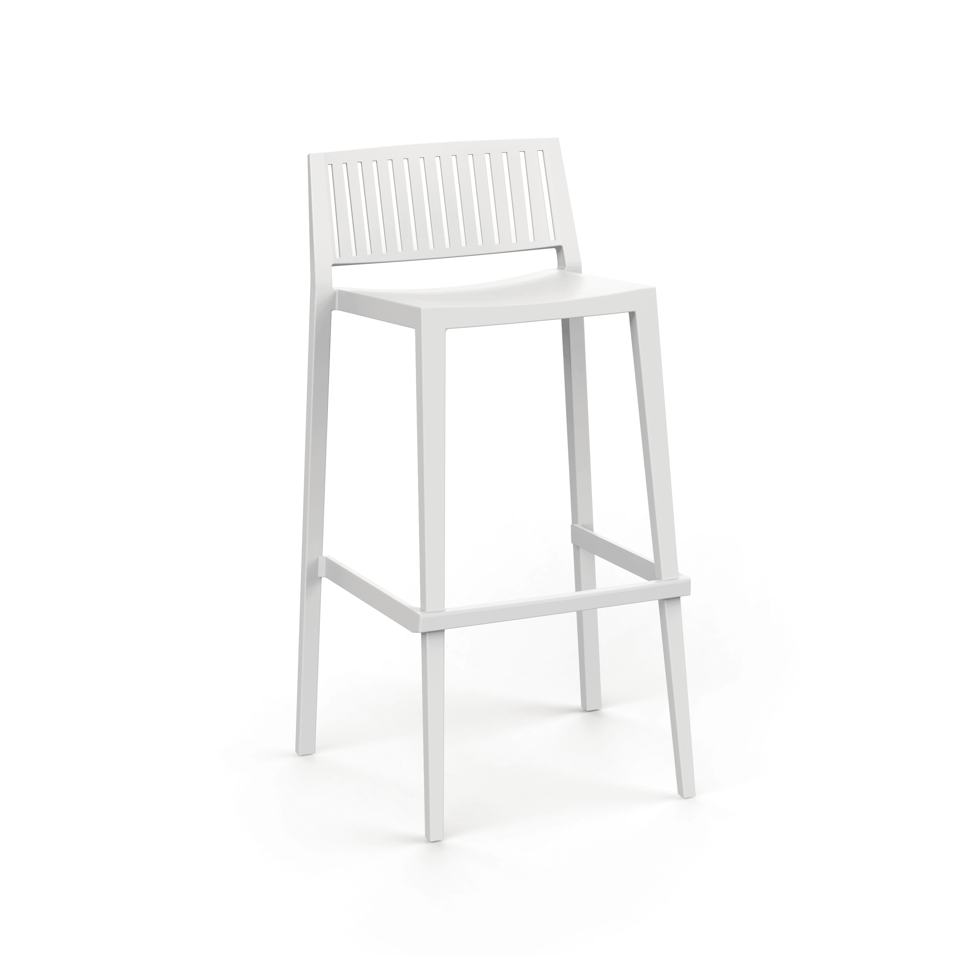 Pack 40 Bancos de Bar Alto BARS Branco
