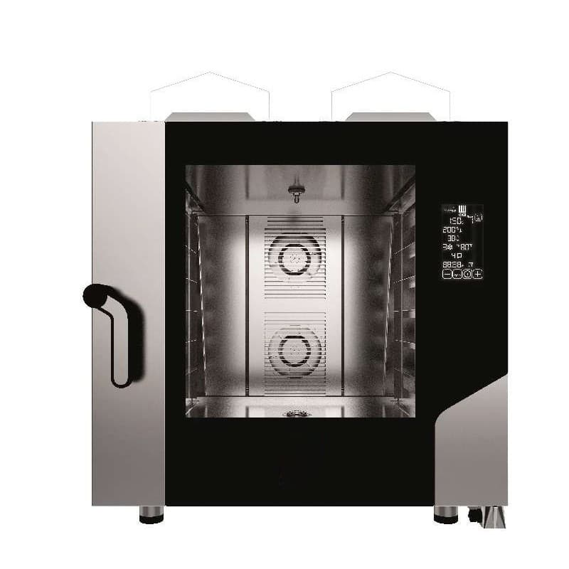 Forno de conveção a gás para pastelaria/padaria 6 tabuleiros 600x400mm