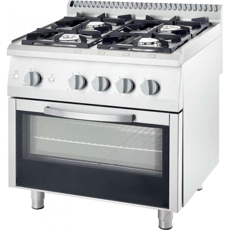 Fogão a gás 4 queimadores com forno 3,5+2X5+7 KW