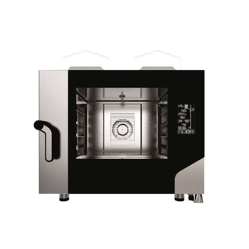 Forno de conveção a gás para pastelaria/padaria 4 tabuleiros 600x400mm