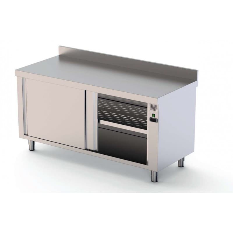 Mesa com Estufa com portas de correr