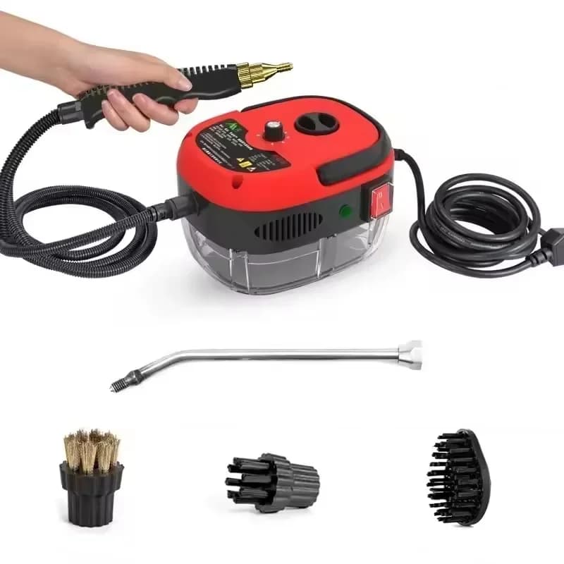 Máquina de Limpeza a Vapor à Pressão 2500W – Vermelha 900ml