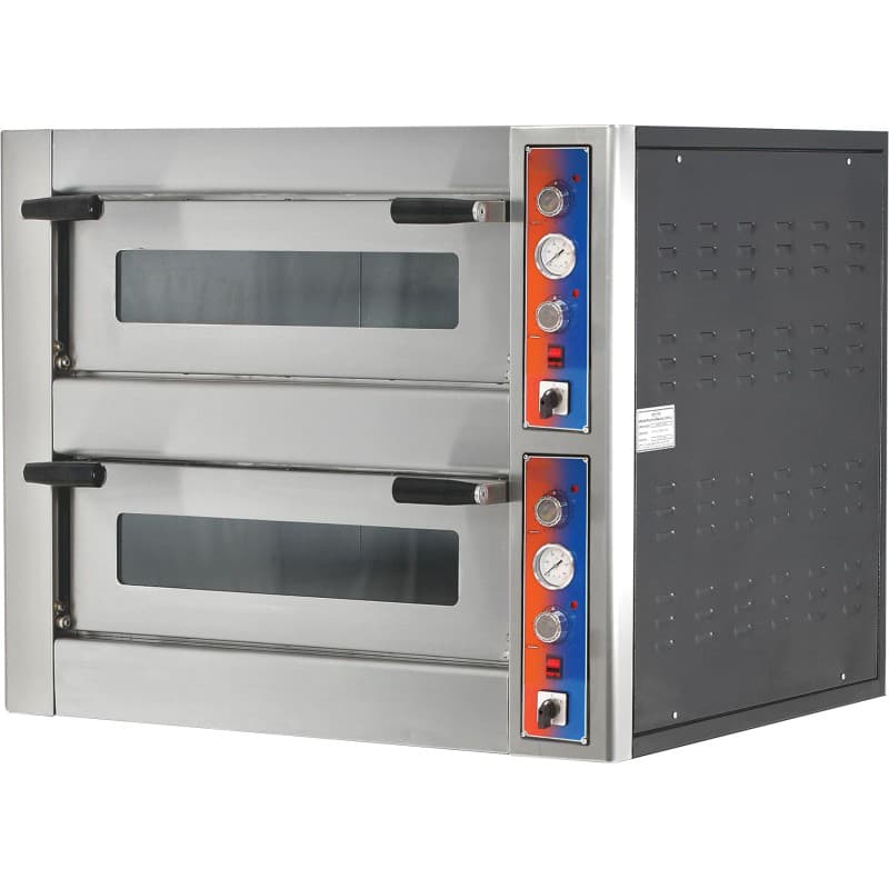 Forno Elétrico para Pizza Capacidade 9 + 9 Pizzas Diâmetro 30 cm 1190x1100x760