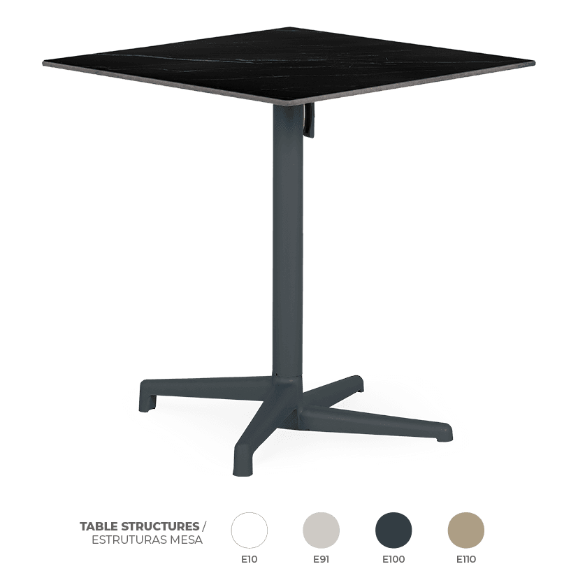 Pack 12 Mesas Boomerang Dark Marble