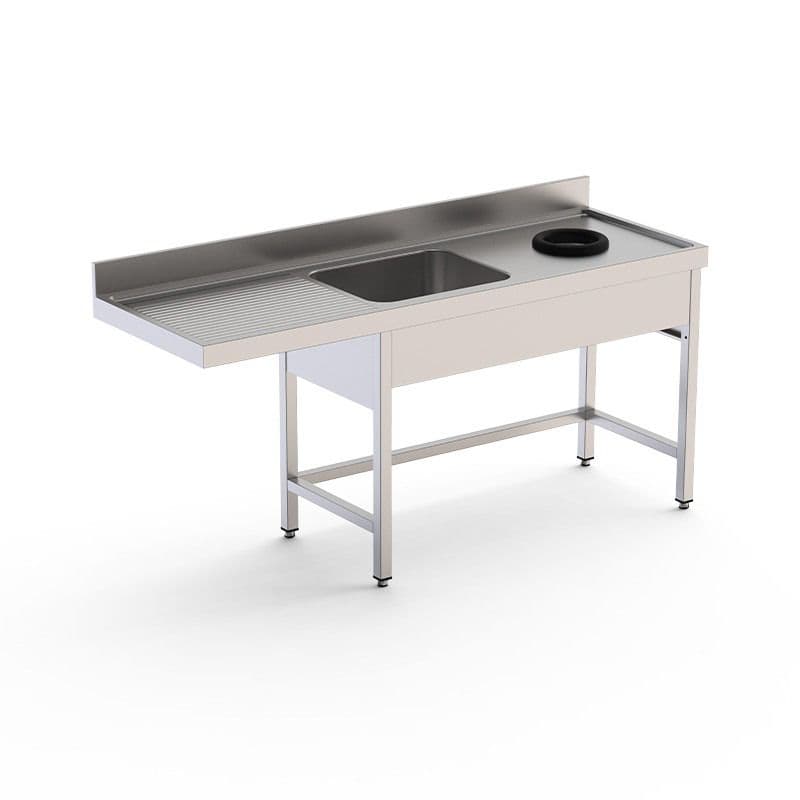Mesa de Lavagem 1800 x 700 x 850 mm