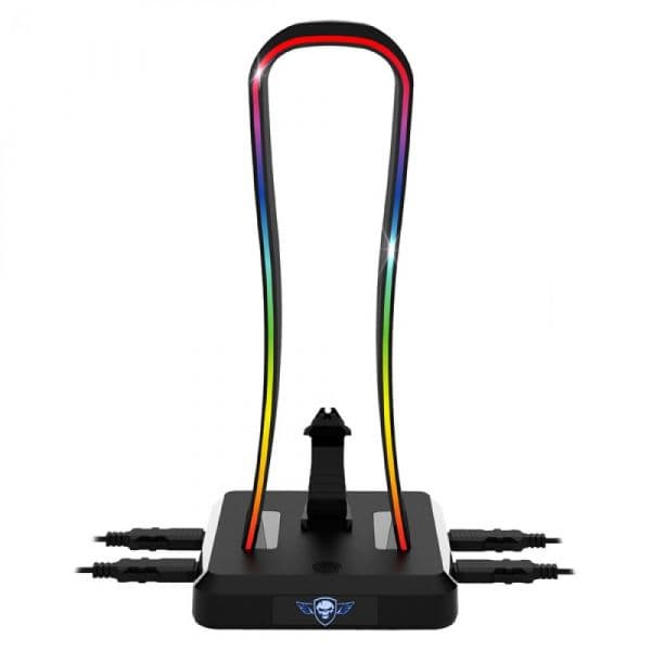 Spirit Of Gamer Suporte Auscultadores SOG Sentinel Multi-funções RGB