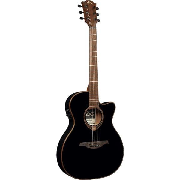 Lag Guitars Auditorium 118 ASCE Black