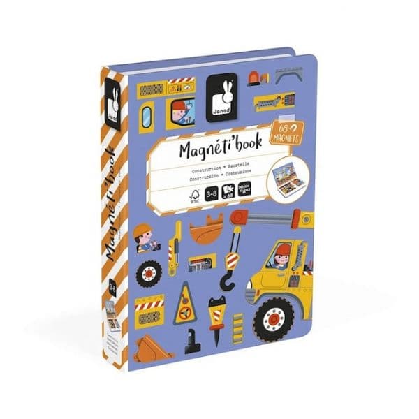 Janod Livro Magnético Construção 50 Peças