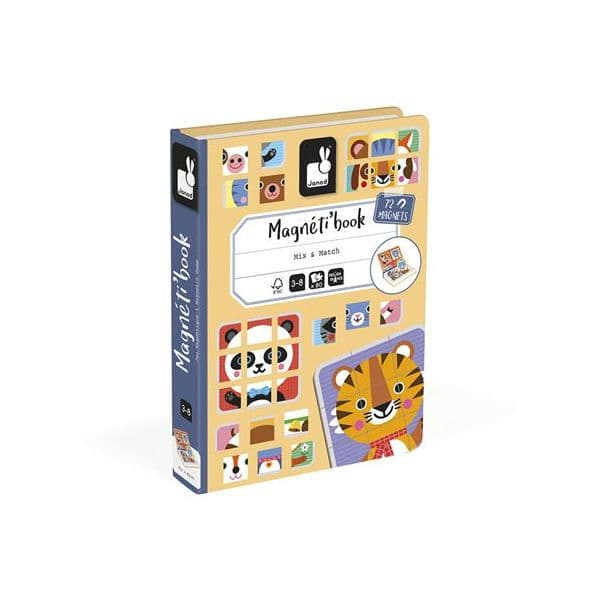 Janod Livro Magnético: Mix & Match