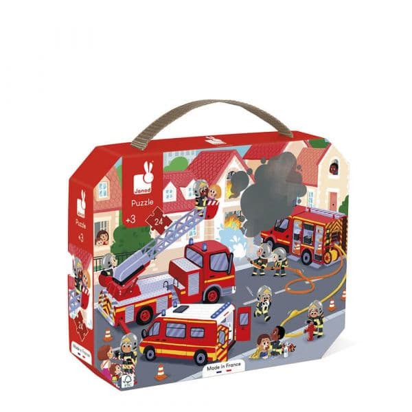 Janod Puzzle Bombeiros 24 Peças