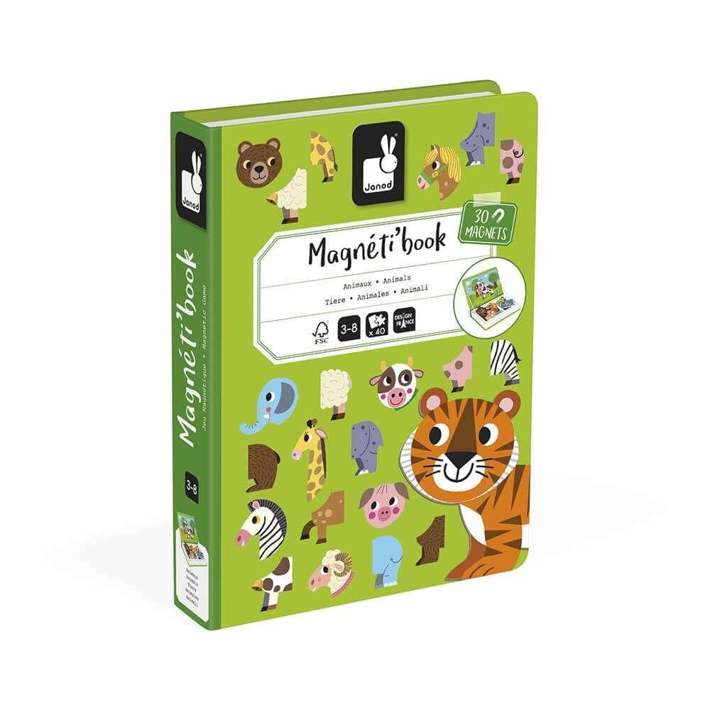 Janod MagnetiBook Animales 3a+
