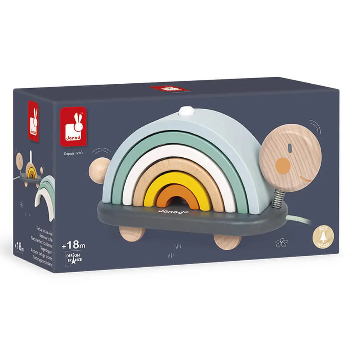 Janod Tartaruga Arco-Íris Sweet Coccon J04405