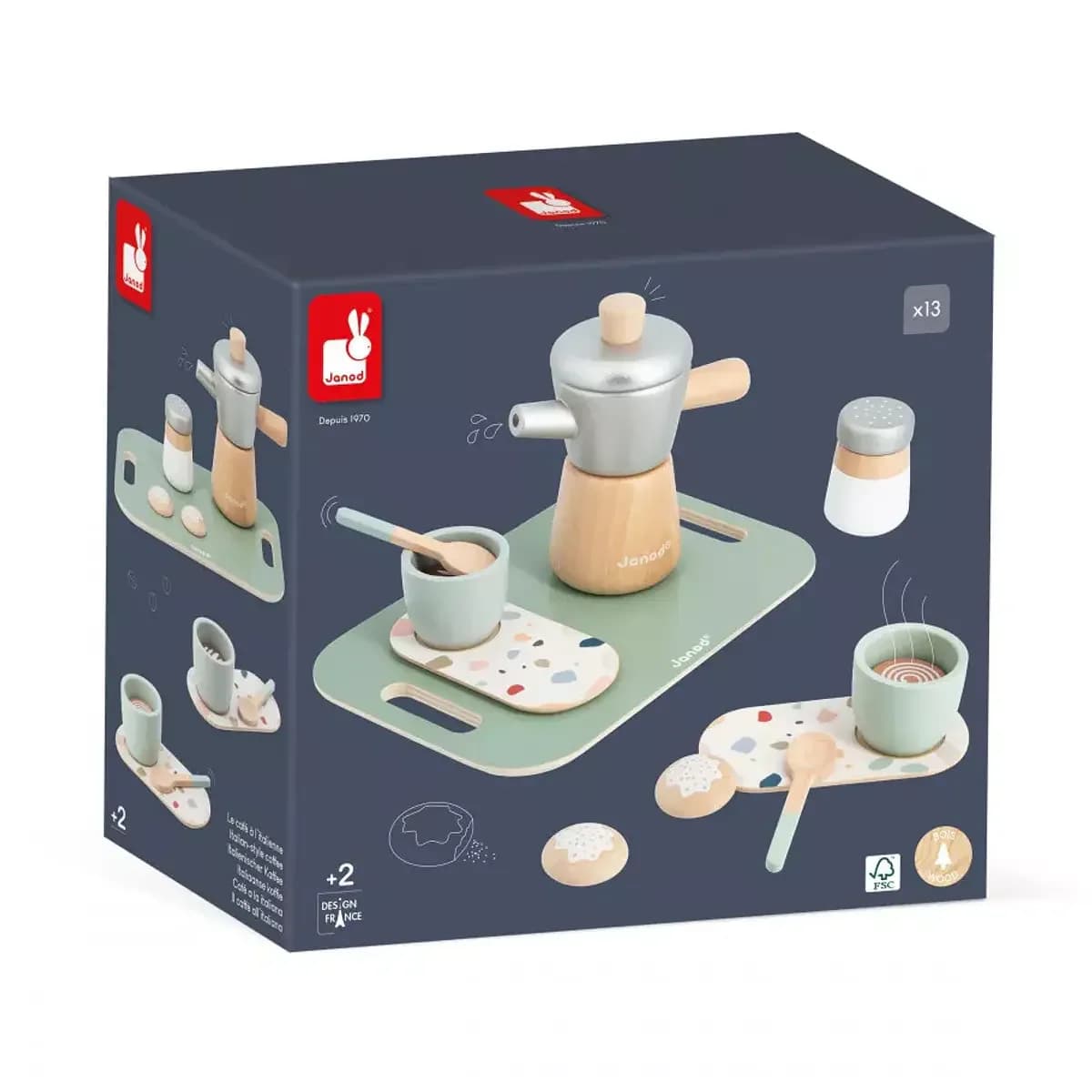 Conjunto de Café Estilo Italiano