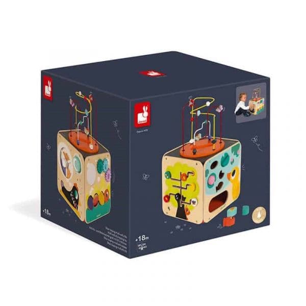 Janod Brinquedo Multiatividades Maxi Looping Cubo - J08256