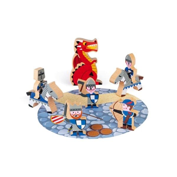 Conjunto Histórias Cavaleiros de madeira 3+