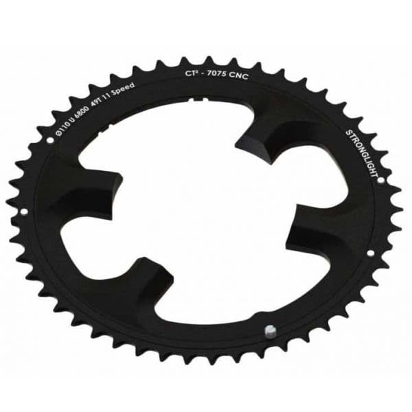 Stronglight Prato Ct2 Exterior 4b 110 Bcd Shimano Ultegra 52t Black 52t