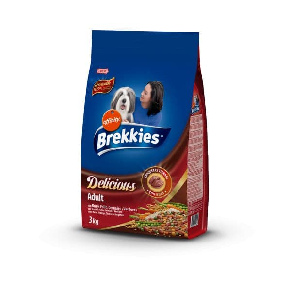 Brekkies Tender & Delicious Beef 3Kg
