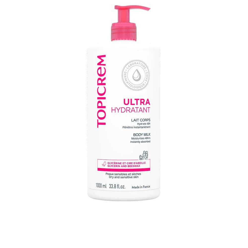 Topicrem Leite Corporal Ultra-Hidratante 1000ml - Hidratação 48h