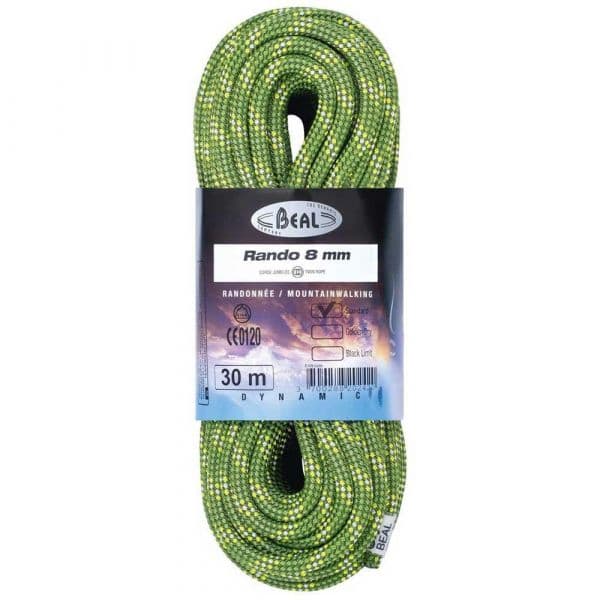 Beal Corda Escalada Rando 8 Mm Green - BC08R.30.G