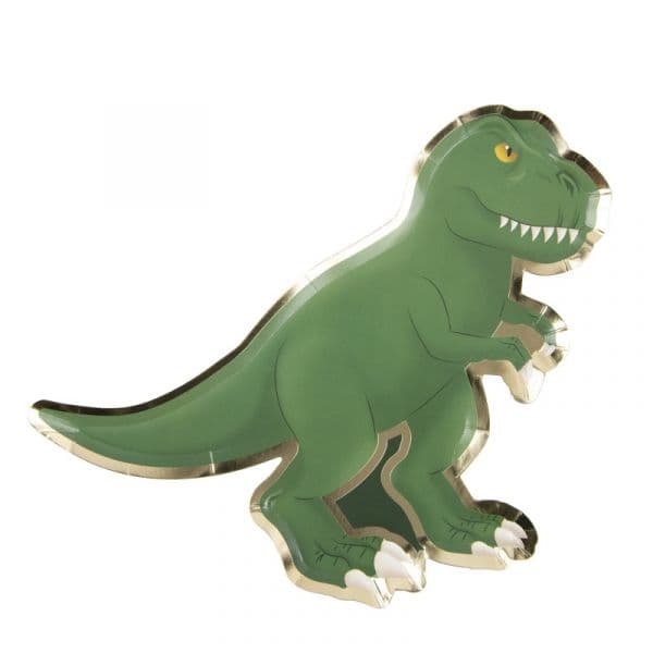 Tim E Puce Pratos Recortados Mundo dos Dinossauros 8 un. - 550681431