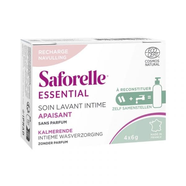 Saforelle Essential Recargas 4x6g